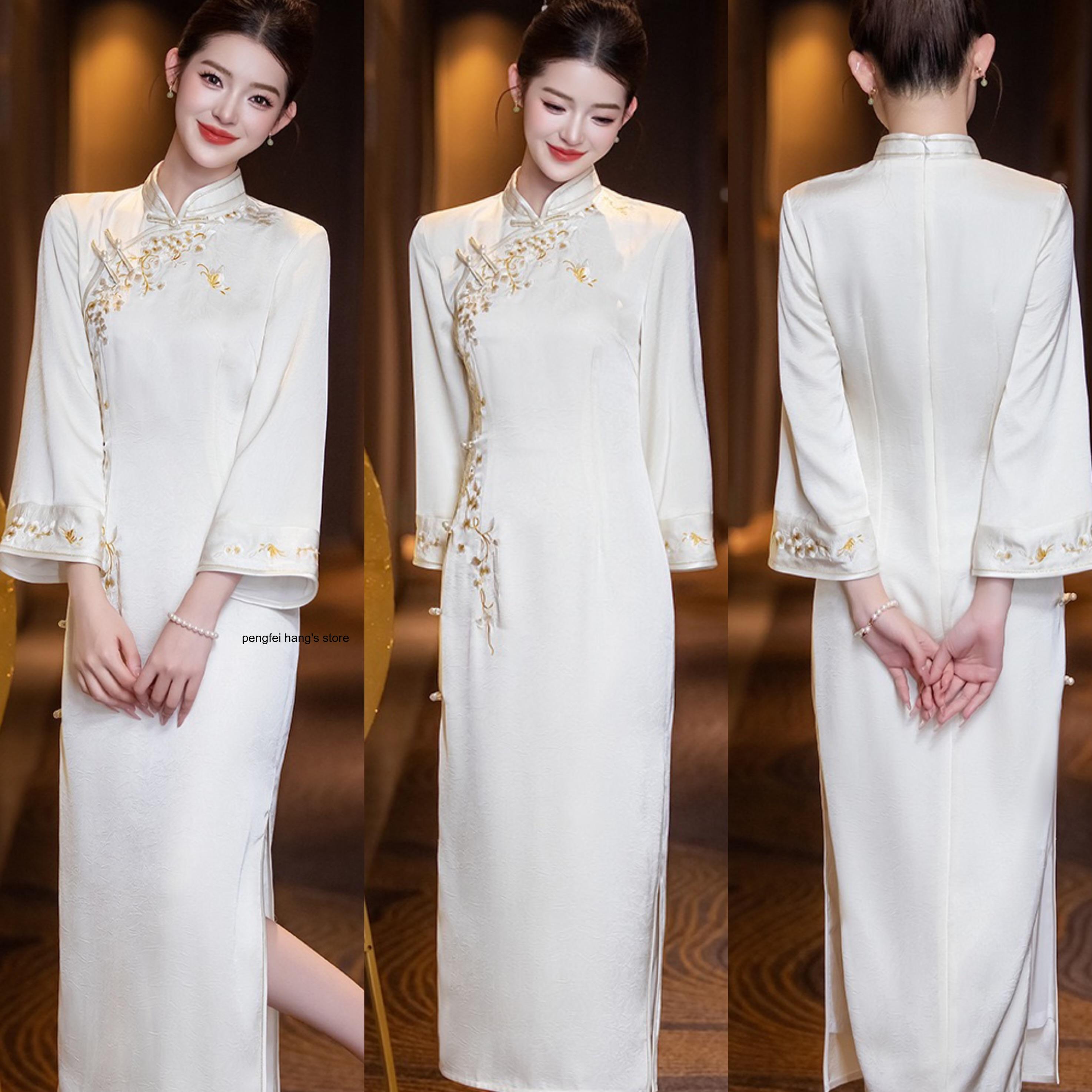 Women'S Formal Wear Petite - 2026 Autumn Women Elegant Modified Qipao