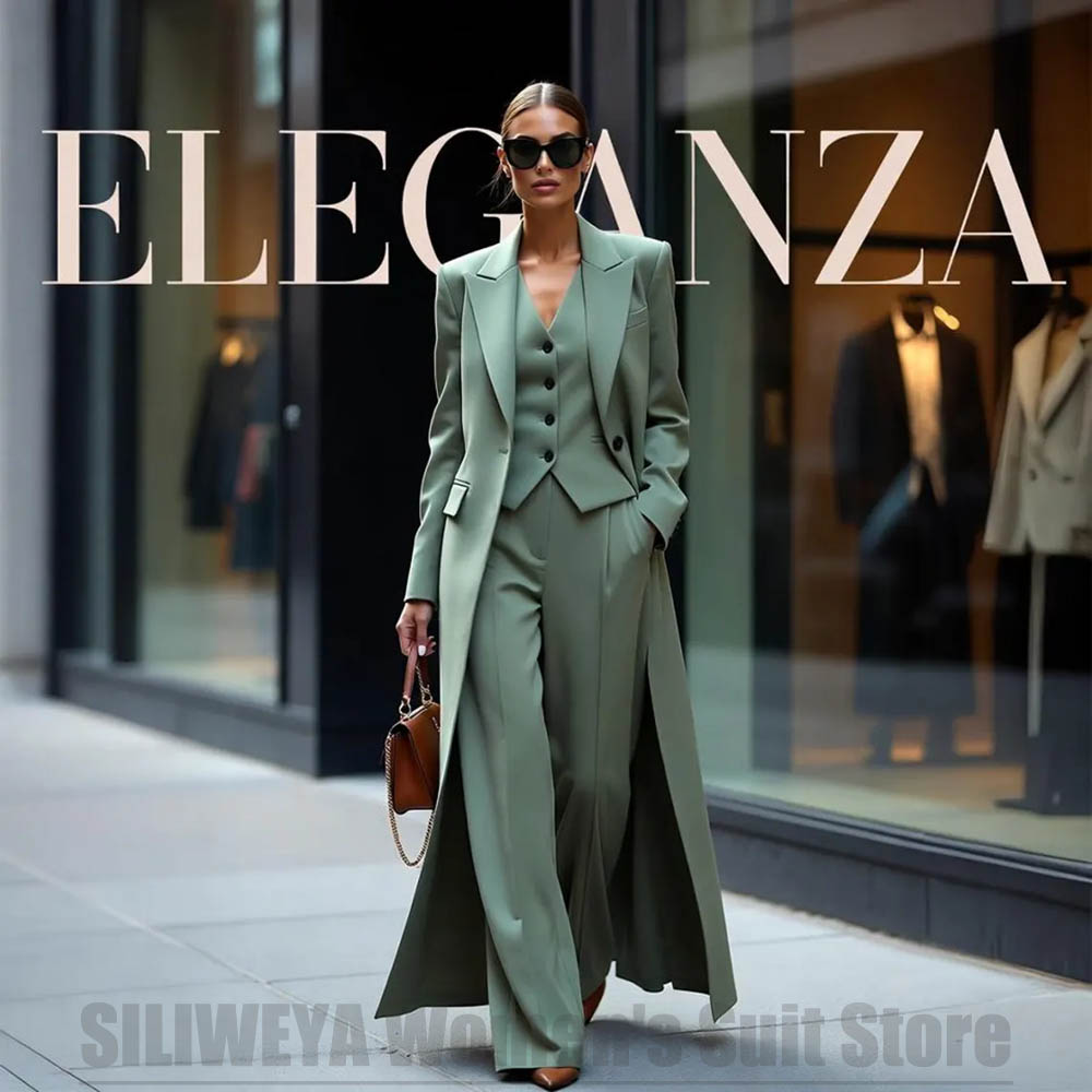 Women Formal Wear For Party - Chic Women's Suit Set Three Piece