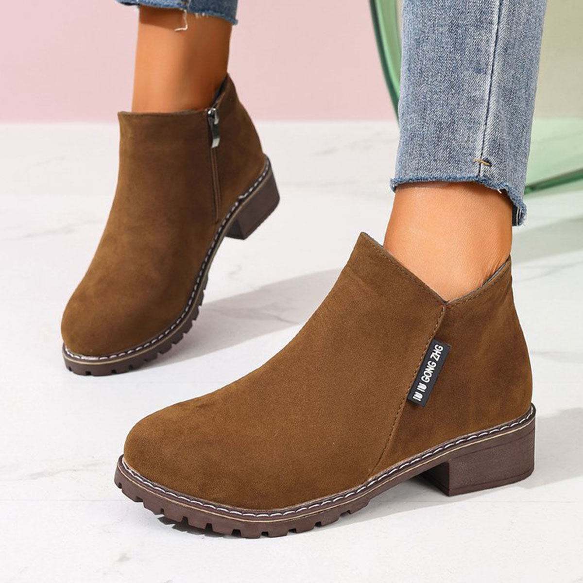 Women Formal Wear Winter - Women Autumn Winter Ankle Boots Side