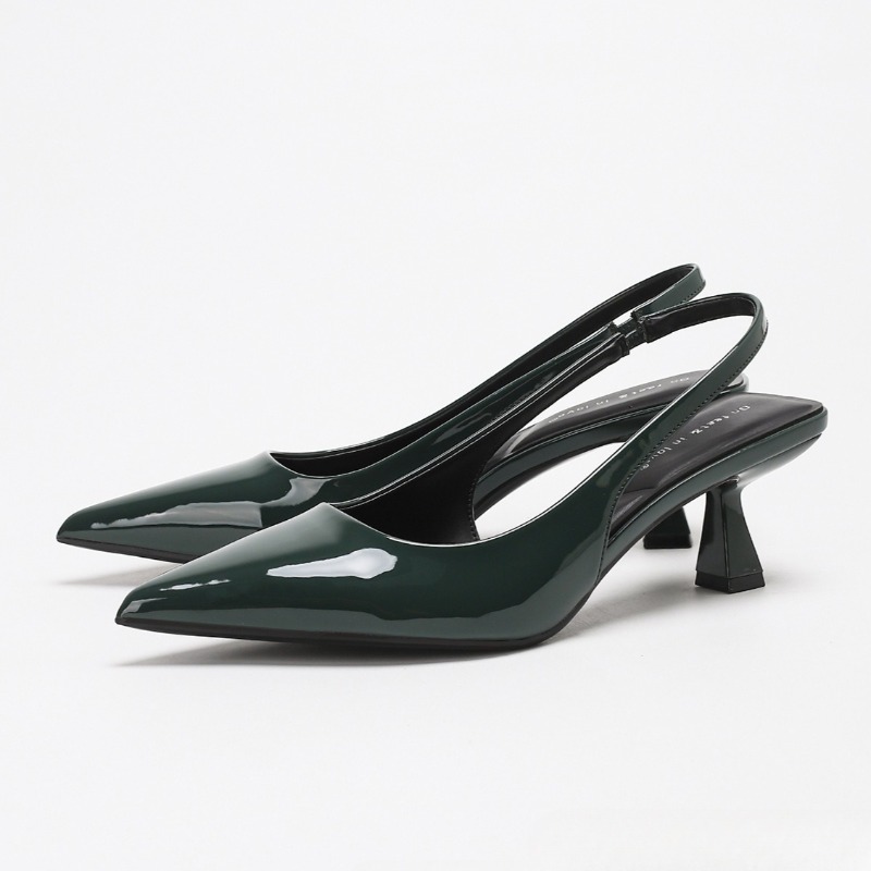 Slingback Heel Formal - Elegant Backless High Heels Women Luxury