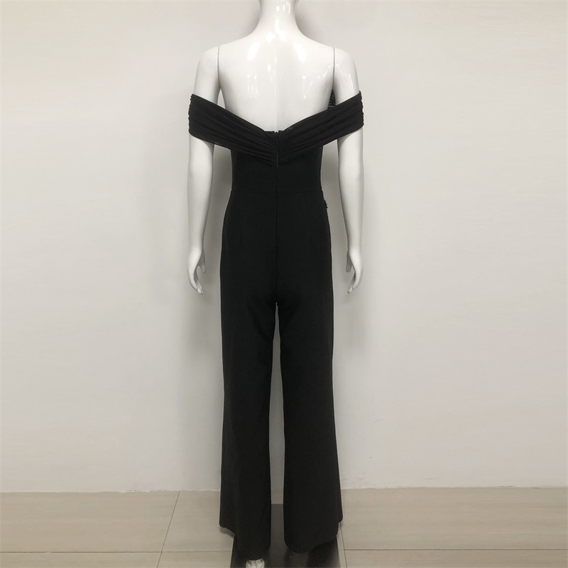 Black Crystals Women Jumpsuit  - огляд і ціна Women'S Formal Jumpsuit Evening Wear