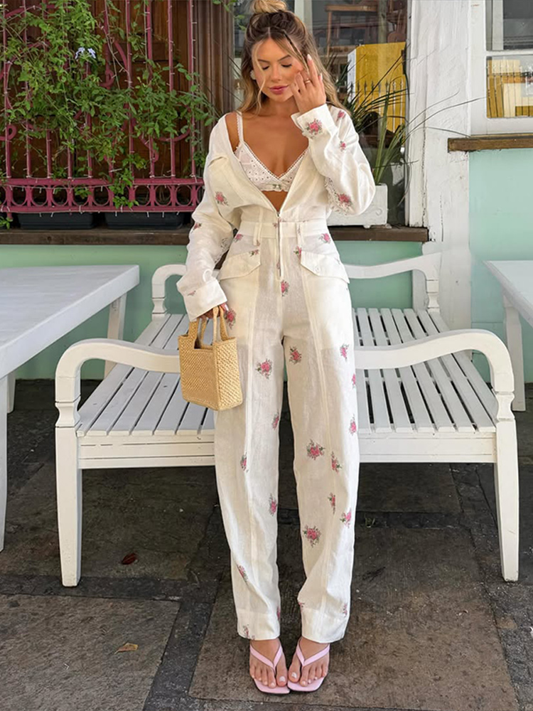 2026 Autumn Elegant Print Wome - огляд і ціна Women'S Formal Wear Jumpsuit
