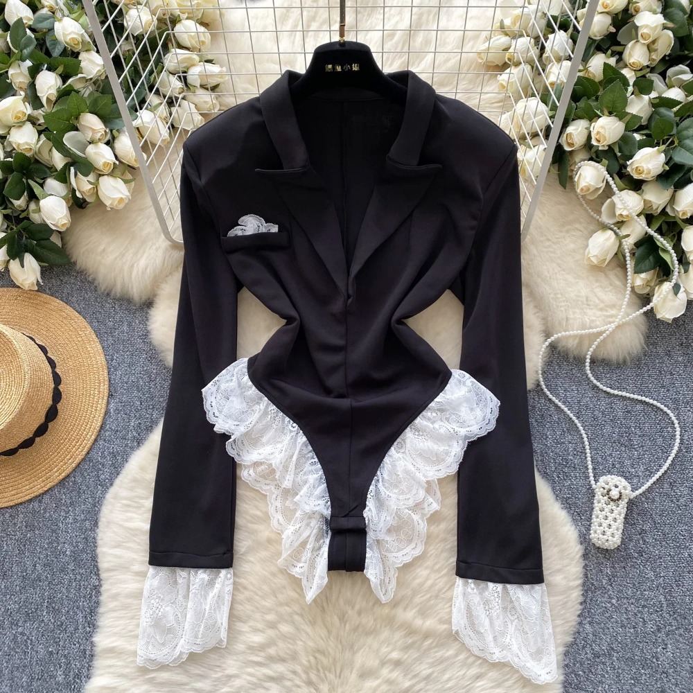 Hotsweet Turn-down Collar Eleg - огляд і ціна Women'S Formal Wear Jumpsuit