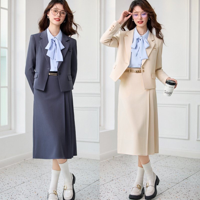 Gray women's suit set for spri - огляд і ціна Women'S Formal Wear Petite