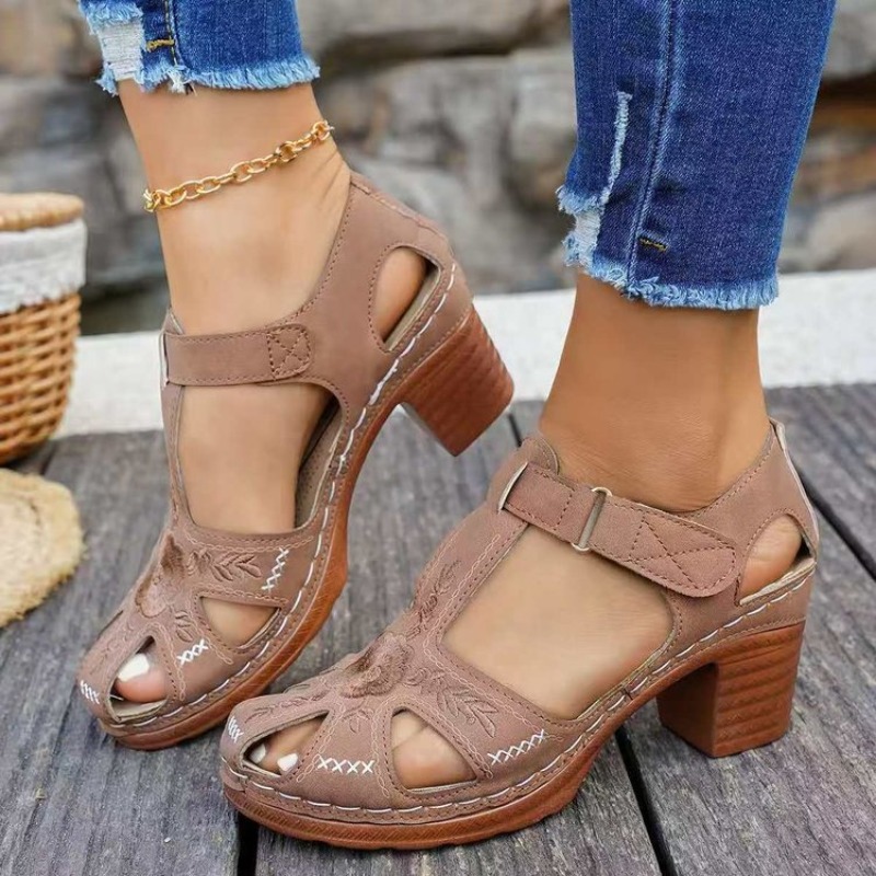 Women's Sandals Mid Block Heel - огляд і ціна Formal Women Daily Wear Sandals