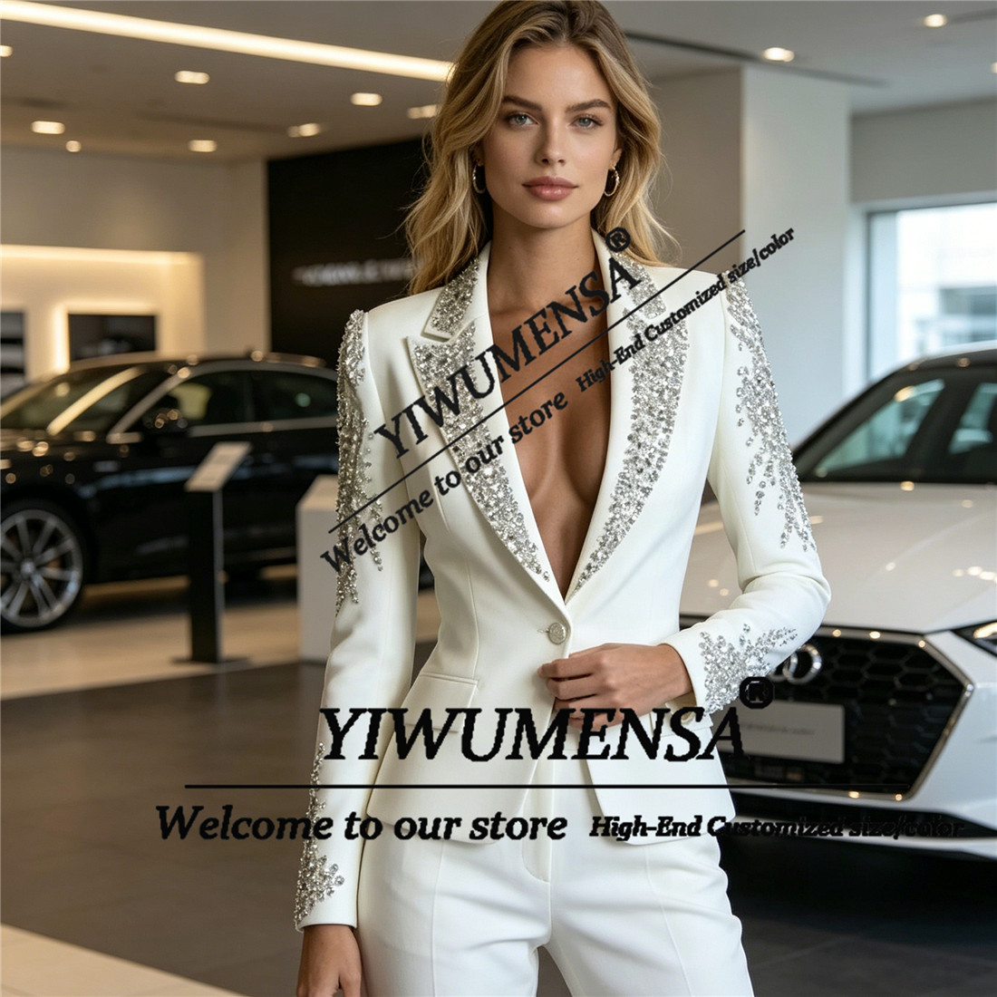 Luxury Women Suits 2 Pieces Se - огляд і ціна Women Formal Wear For Party