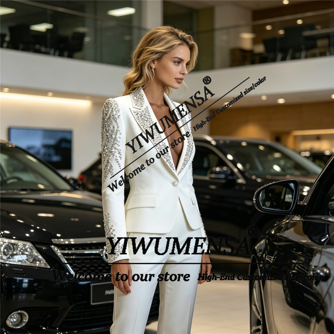 Luxury Women Suits 2 Pieces Se - огляд і ціна Women Formal Wear For Party