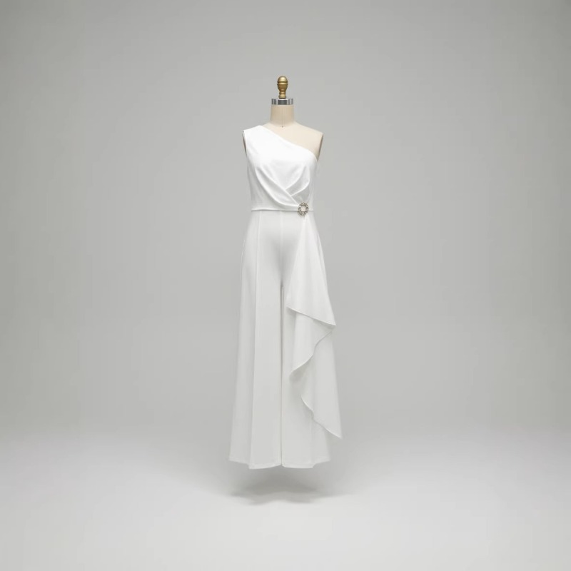 Elegant Women's White One Shou - огляд і ціна Women'S Formal Jumpsuit Evening Wear