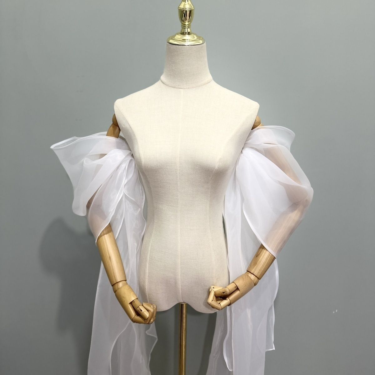 Bridal Sleeve Organza Detachab - огляд і ціна Women Formal Wear For Wedding