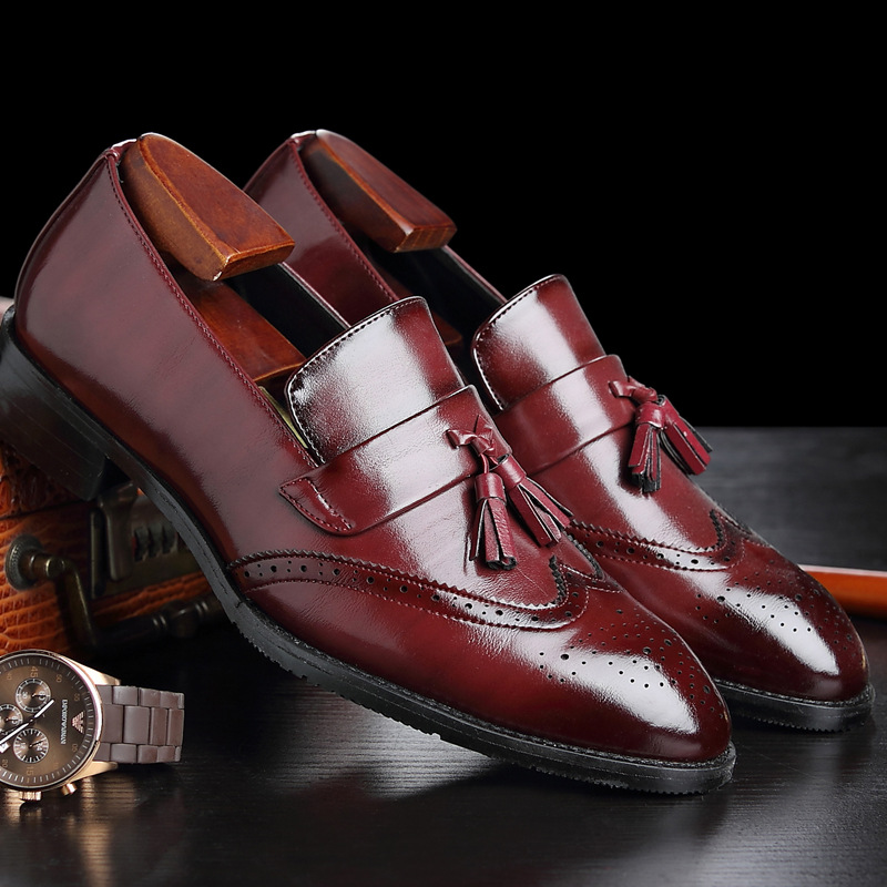 Classic Men's Leather Tassel L - огляд і ціна Women Formal Office Wear Shoes