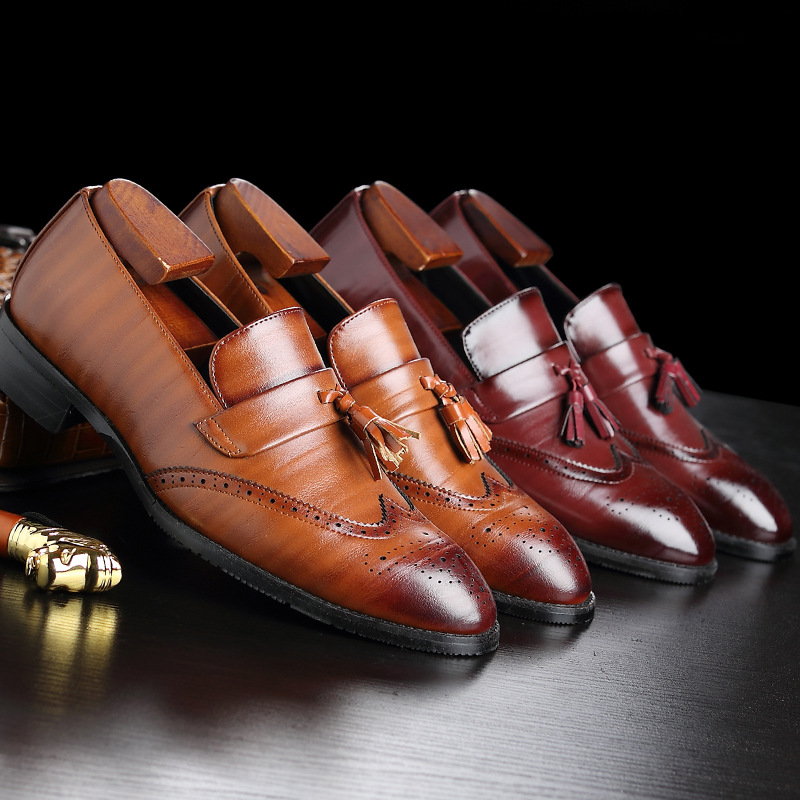 Classic Men's Leather Tassel L - огляд і ціна Women Formal Office Wear Shoes