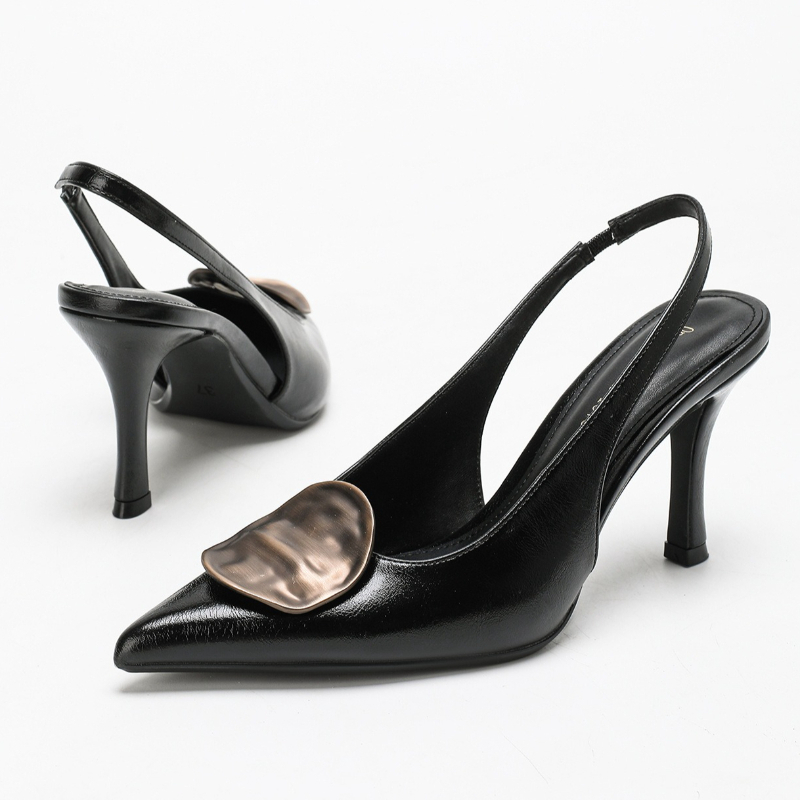 Elegant Backless High Heels fo - огляд і ціна Slingback Heel Formal