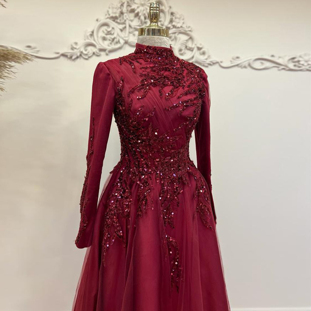 Beads Ankle Length A Line Prom - огляд і ціна Women Formal Wear For Party
