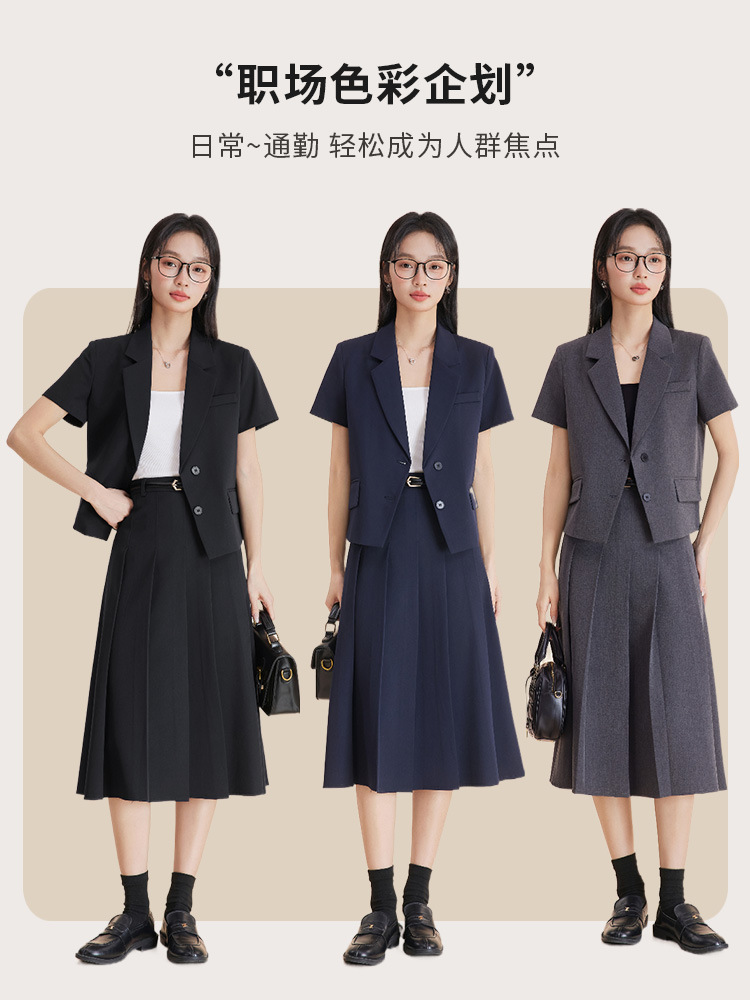 Gray women's suit set for autu - огляд і ціна Women'S Formal Wear Petite