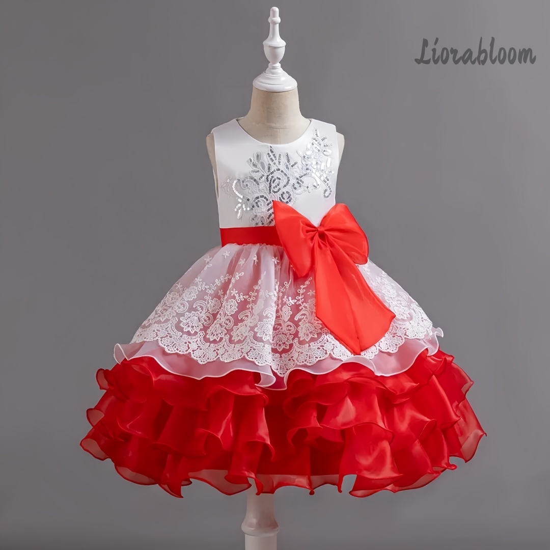 Girls' Dress With Large Bow Sl - огляд і ціна Women Formal Wear For Party