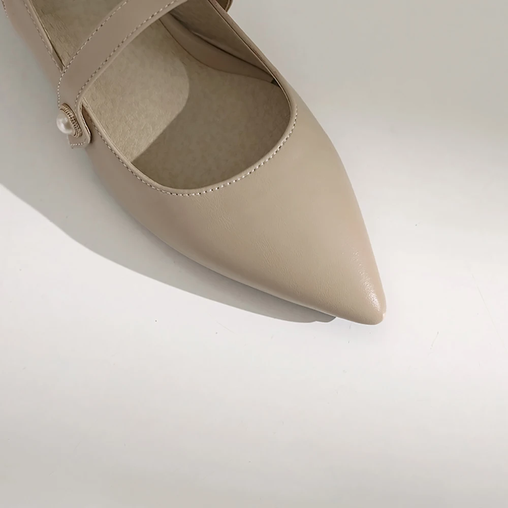 Summer New Elegant Beige Black - огляд і ціна Slingback Heel Formal