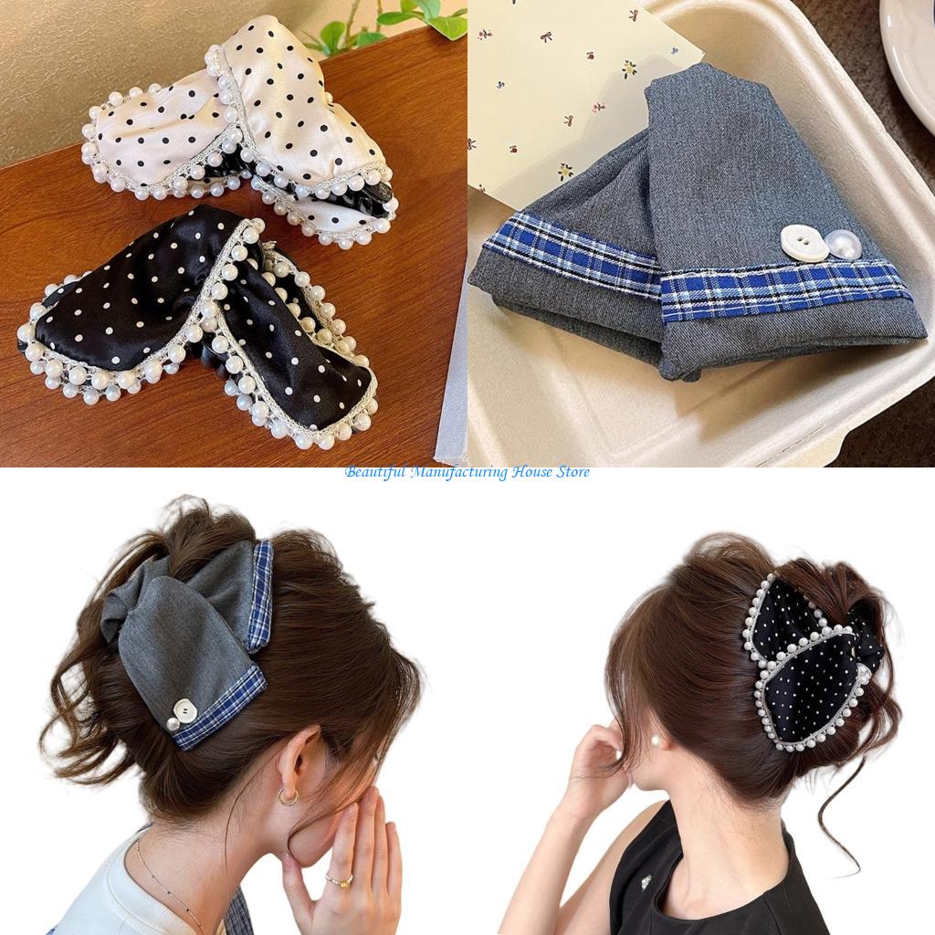 E56A Large Fabric Bowknot Hair - огляд і ціна Formal Wear Hairstyles For Women