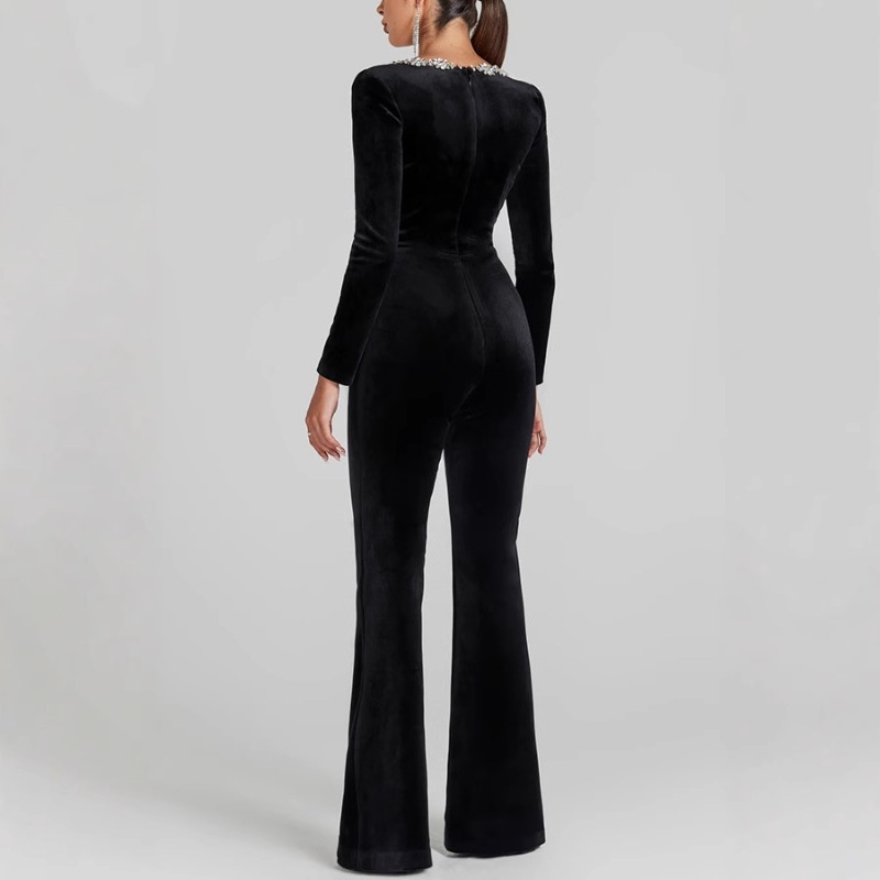 2026 Elegant Women Velvet Cors - огляд і ціна Women'S Formal Wear Jumpsuit