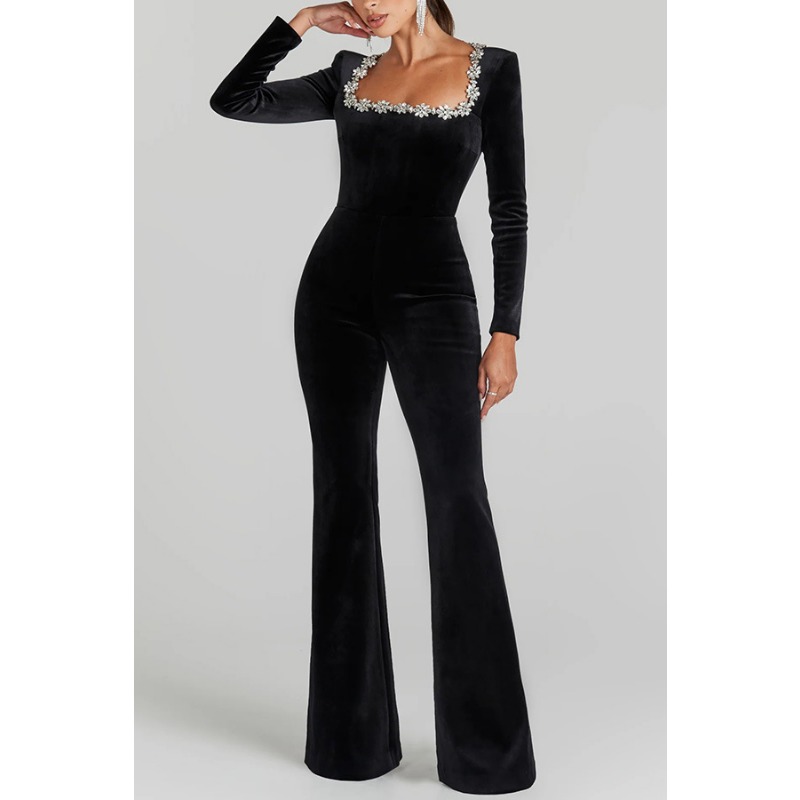 2026 Elegant Women Velvet Cors - огляд і ціна Women'S Formal Wear Jumpsuit