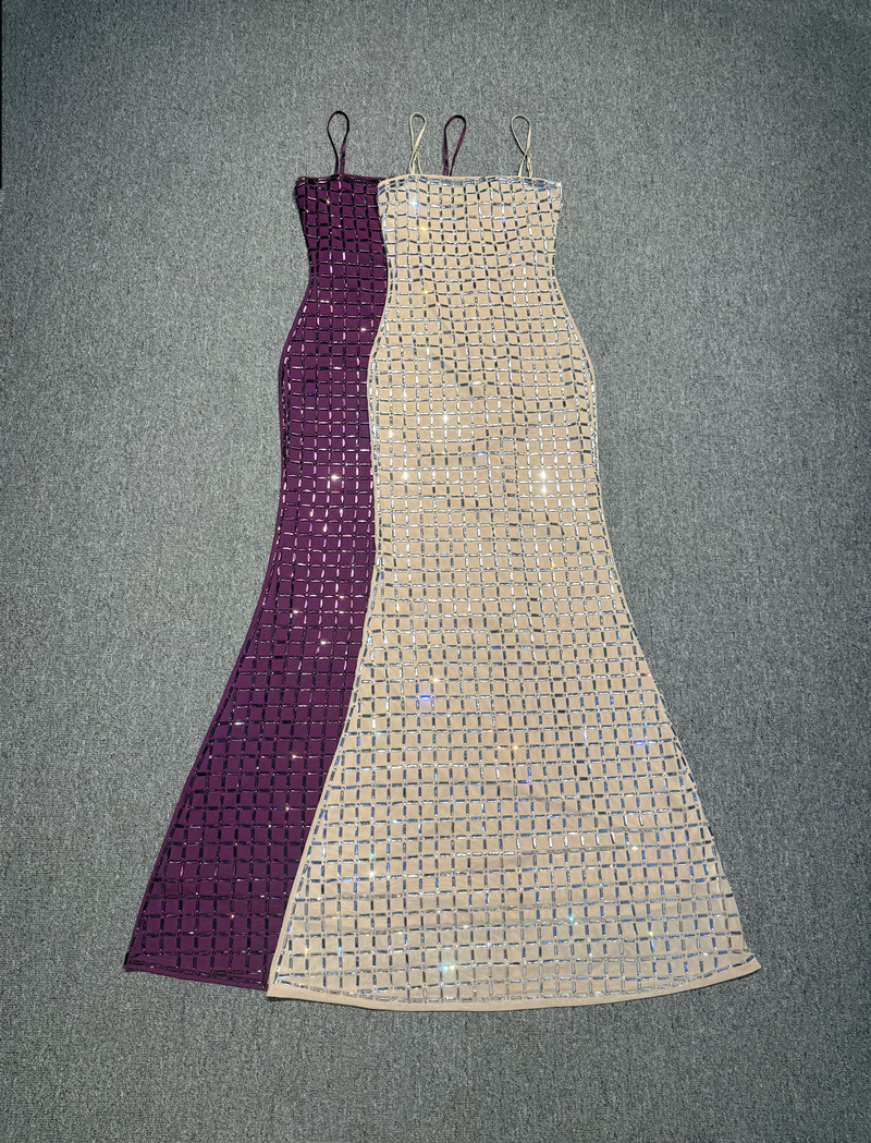 Purple Crystal Women Prom Dres - огляд і ціна Women Formal Wear With Skirt