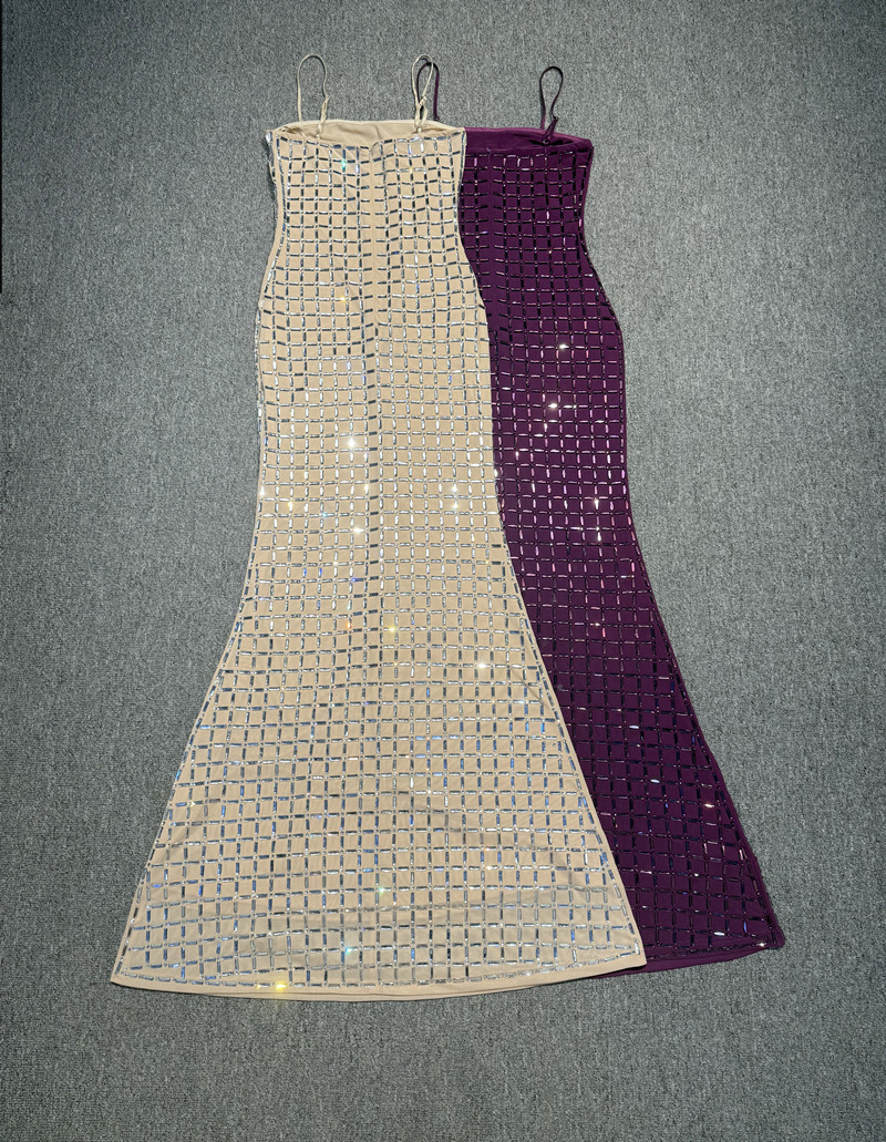 Purple Crystal Women Prom Dres - огляд і ціна Women Formal Wear With Skirt
