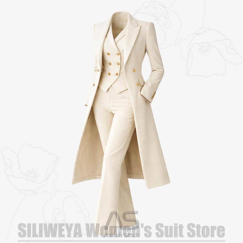 Women's Suit 3 Piece Double Br - огляд і ціна Women Formal Wear For Party