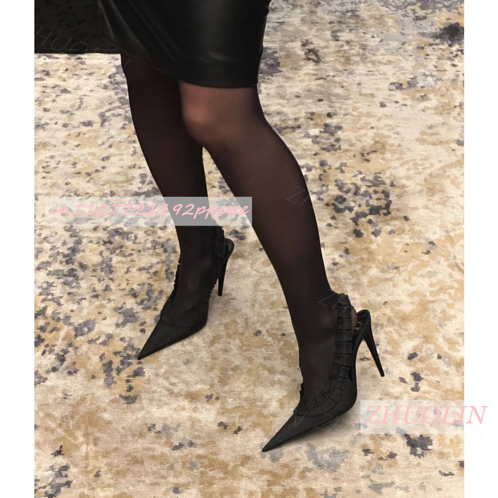 Slingback Heels Burgundy Pleat - огляд і ціна Slingback Heel Formal