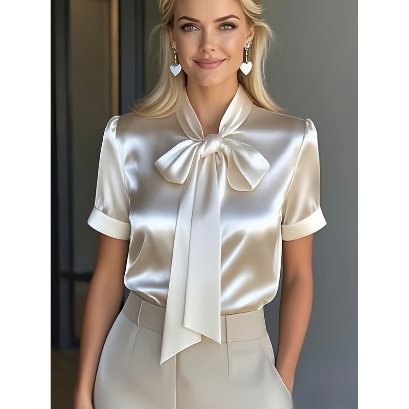 Women'S Elegant Short-Sleeve S - огляд і ціна Women Formal Wear Stitching