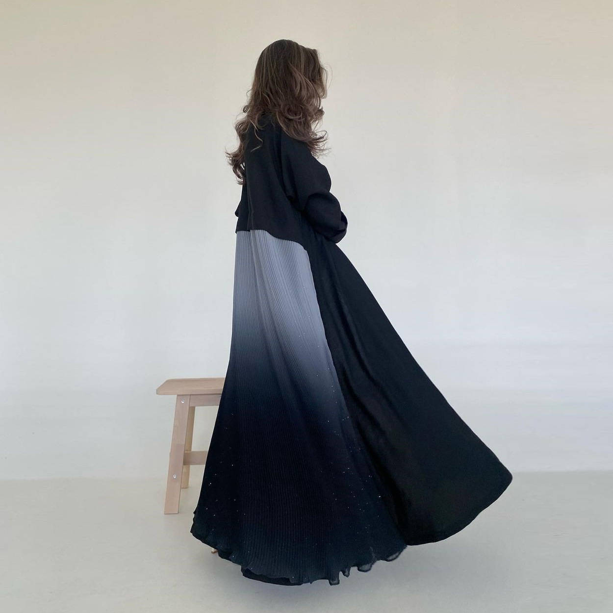 Muslim Women Pleated Abaya Dre - огляд і ціна Women Formal Wear Stitching